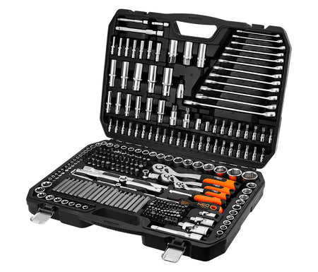 Sada nástrčných kľúčov 1/2", 3/8", 1/4", 300 ks. , saténová farba od NEO TOOLS nájdeš na naravis.sk