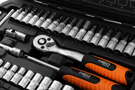 Sada nástrčných kľúčov 1/4", 38 kusov, satén od NEO TOOLS nájdeš na naravis.sk