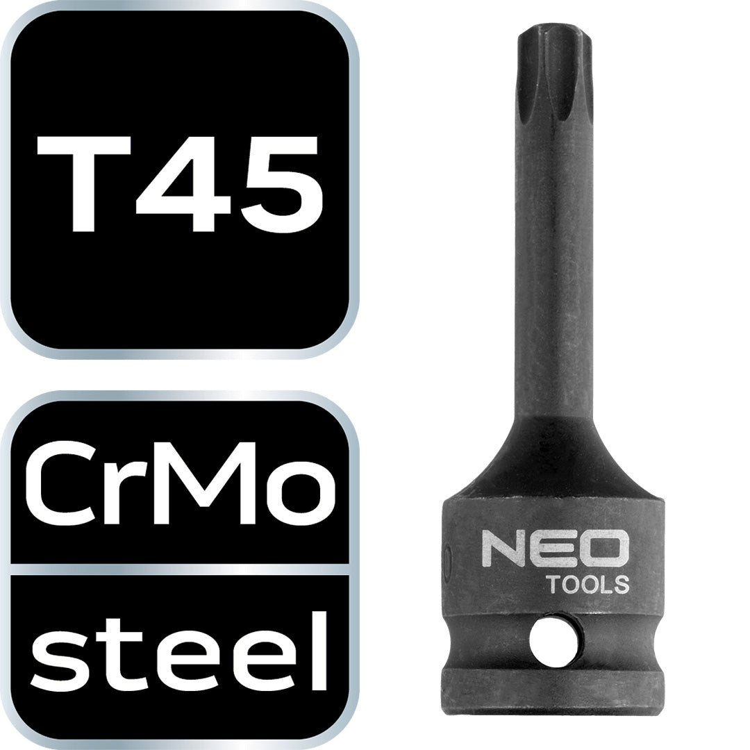 Nástrčné hlavice T45, 1/2" od NEO TOOLS nájdeš na naravis.sk