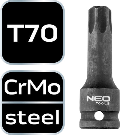 Rázové nástrčné hlavice T70, 1/2" od NEO TOOLS nájdeš na naravis.sk