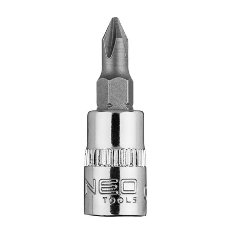 PH1 skrutkovací bit na 1/4" zásuvke, krátky, 37 mm od NEO TOOLS nájdeš na naravis.sk