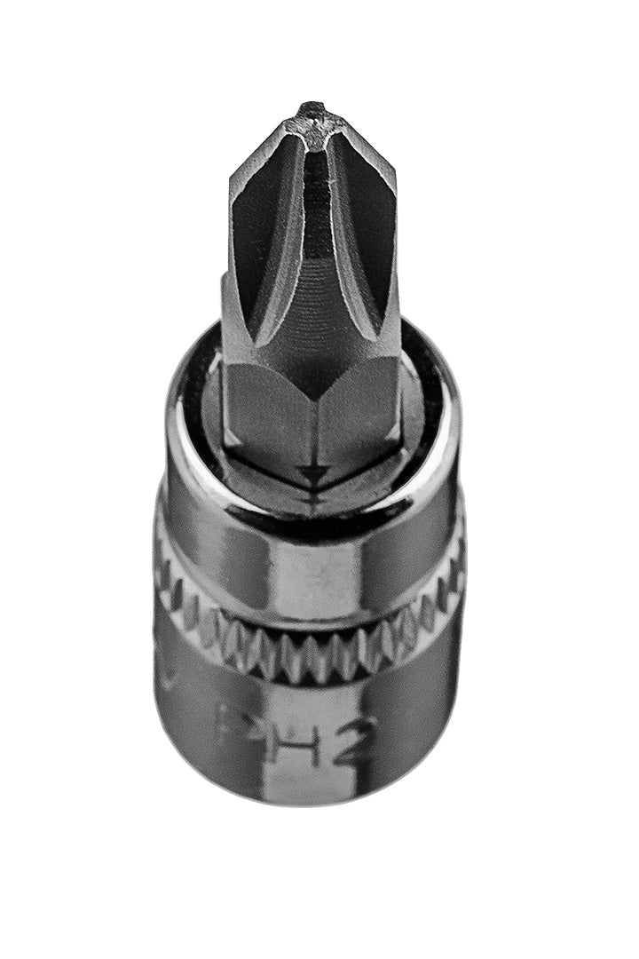 Skrutkovací bit PH2 na 1/4" zásuvke, krátky, 37 mm od NEO TOOLS nájdeš na naravis.sk