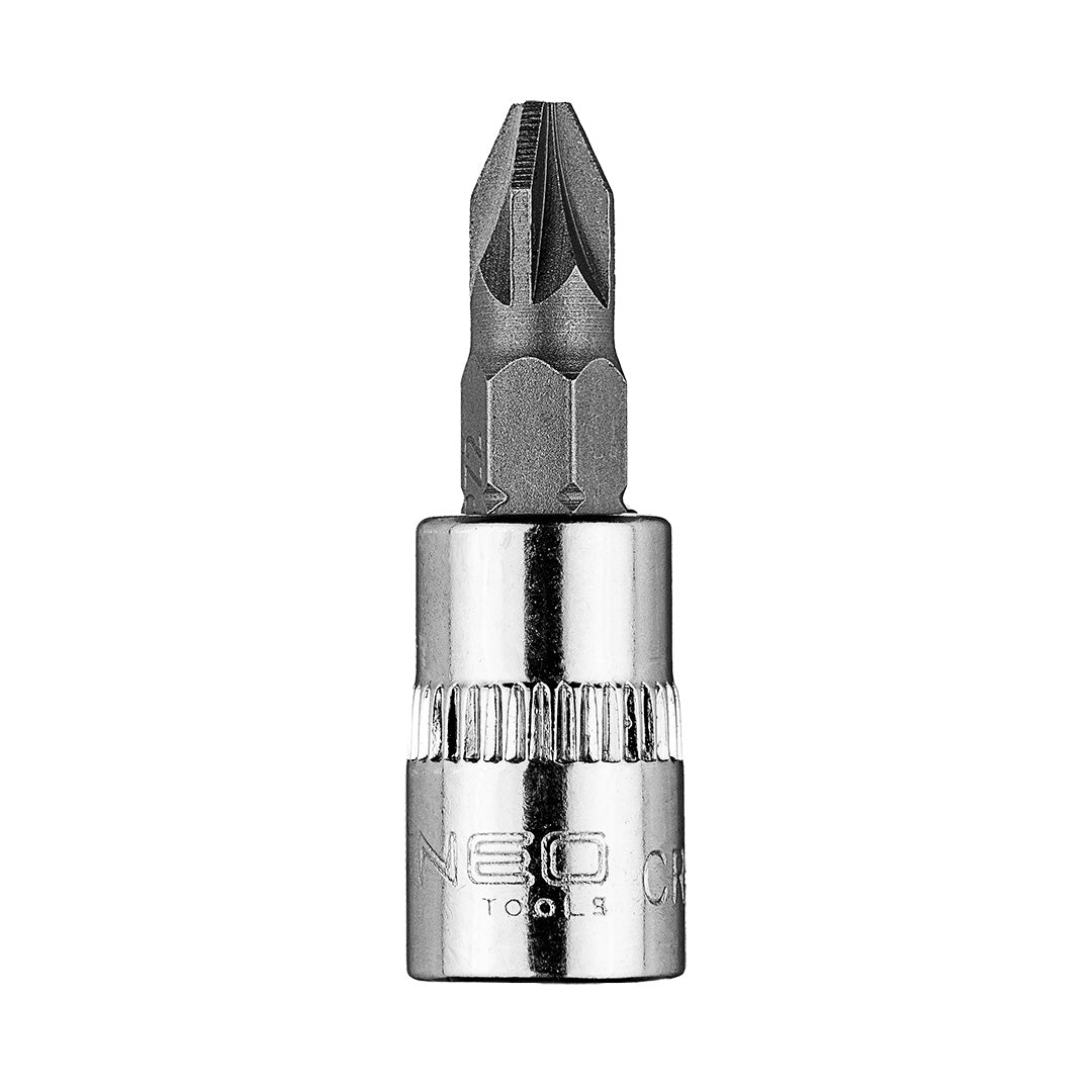 Skrutkovací bit PZ2 na 1/4" zásuvke, krátky, 37 mm od NEO TOOLS nájdeš na naravis.sk