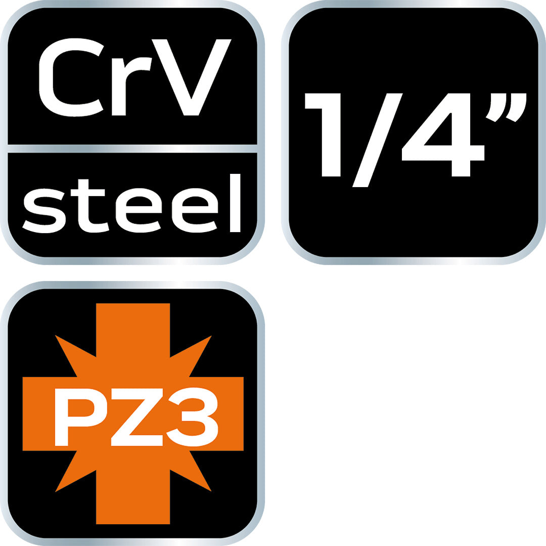 Skrutkovací bit PZ3 na 1/4" zásuvke, krátky, 37 mm od NEO TOOLS nájdeš na naravis.sk