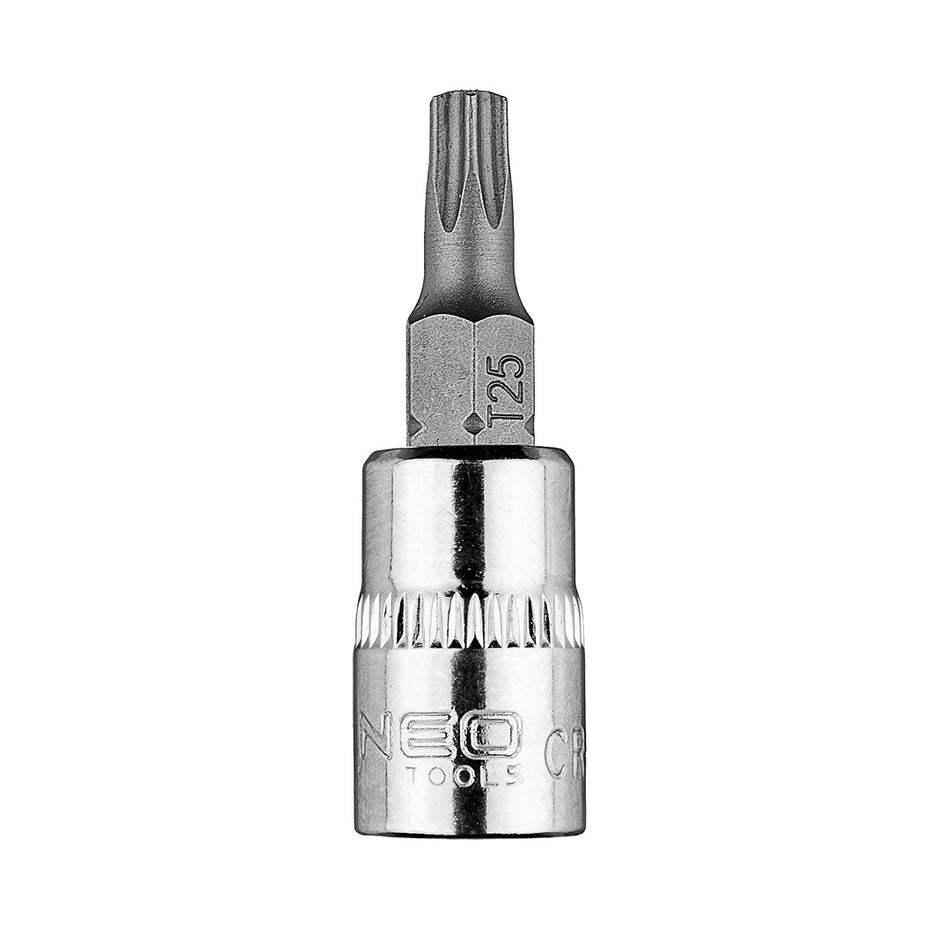 Bit TORX TX25 na 1/4" zásuvke, krátky, 37 mm od NEO TOOLS nájdeš na naravis.sk