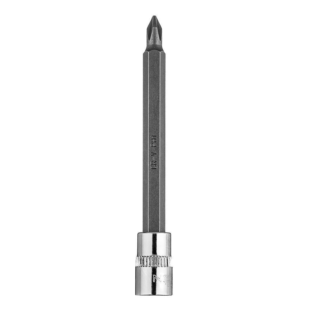 PH1 skrutkovací bit na 1/4" zásuvke, dlhý, 87 mm od NEO TOOLS nájdeš na naravis.sk