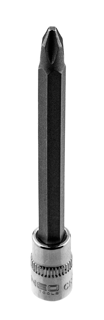 Skrutkovací bit PH2 na 1/4" zásuvke, dlhý, 87 mm od NEO TOOLS nájdeš na naravis.sk