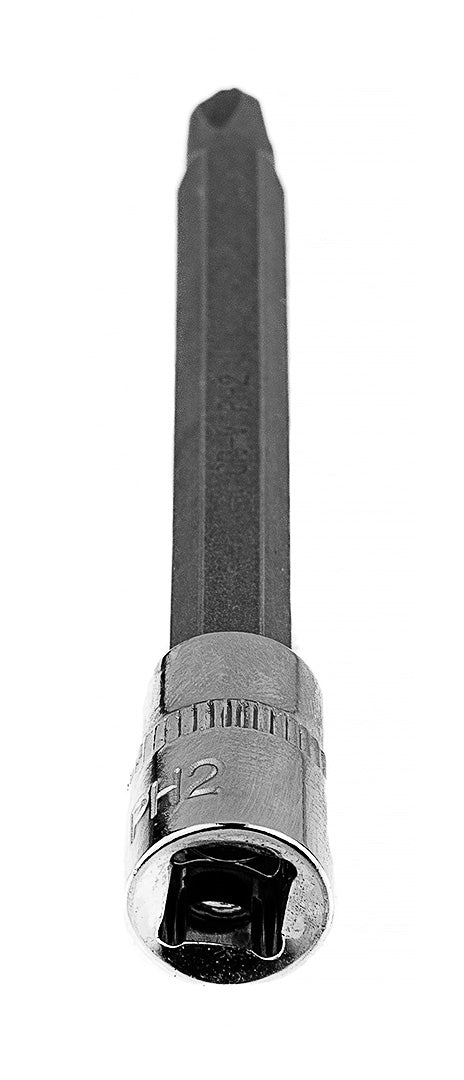 Skrutkovací bit PH2 na 1/4" zásuvke, dlhý, 87 mm od NEO TOOLS nájdeš na naravis.sk