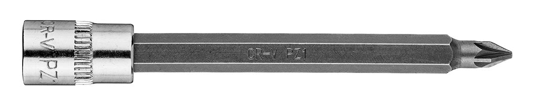Skrutkovací bit PZ1 na 1/4" zásuvke, dlhý, 87 mm od NEO TOOLS nájdeš na naravis.sk