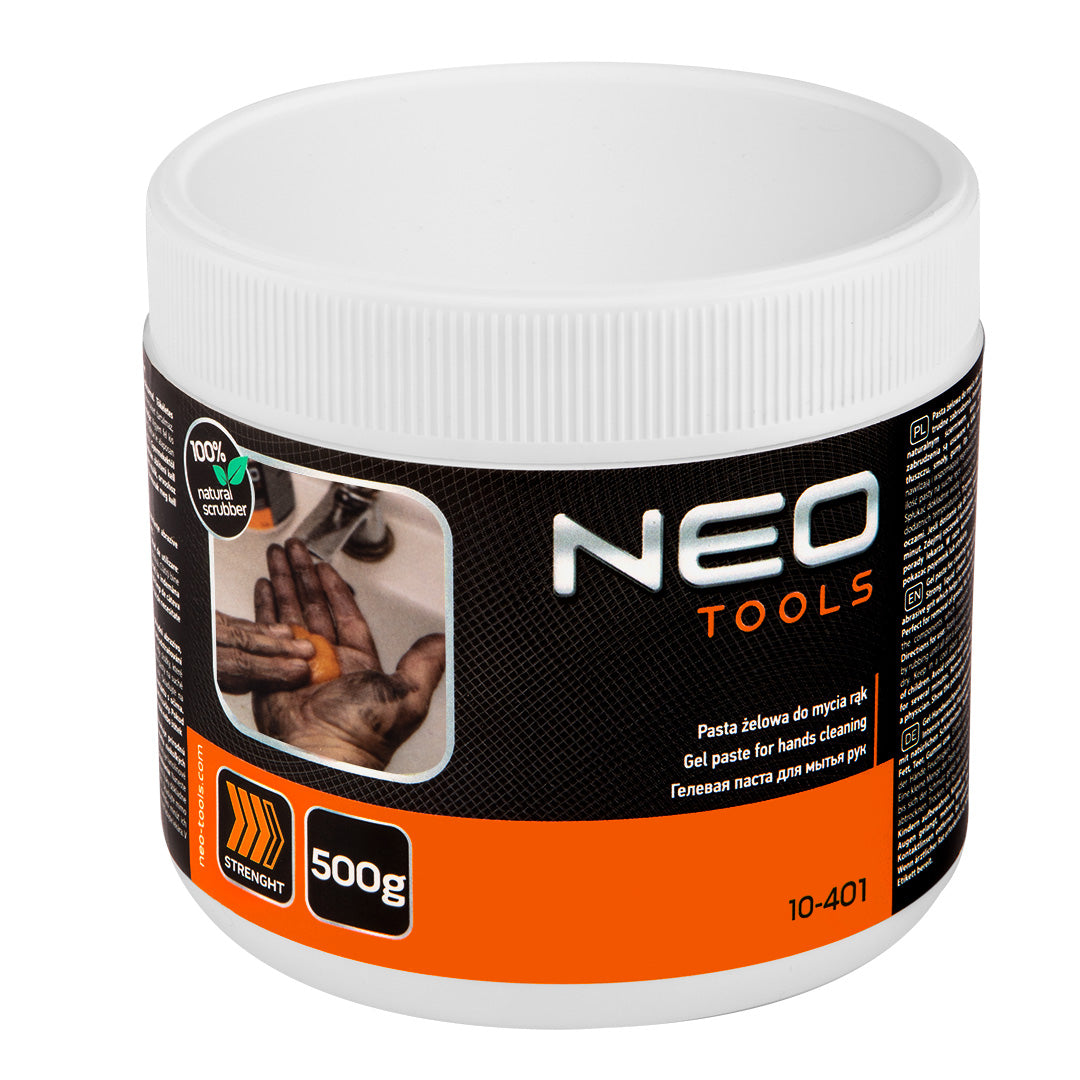 Gélová, oranžová, pasta na ručné pranie na odstránenie odolných nečistôt - 500 g nádoba od NEO TOOLS nájdeš na naravis.sk