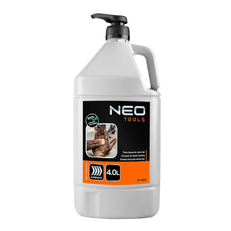 Špeciálna čistiaca pasta na ruky na báze gélu na odstraňovanie silných a veľmi silných nečistôt - 4 l od NEO TOOLS nájdeš na naravis.sk