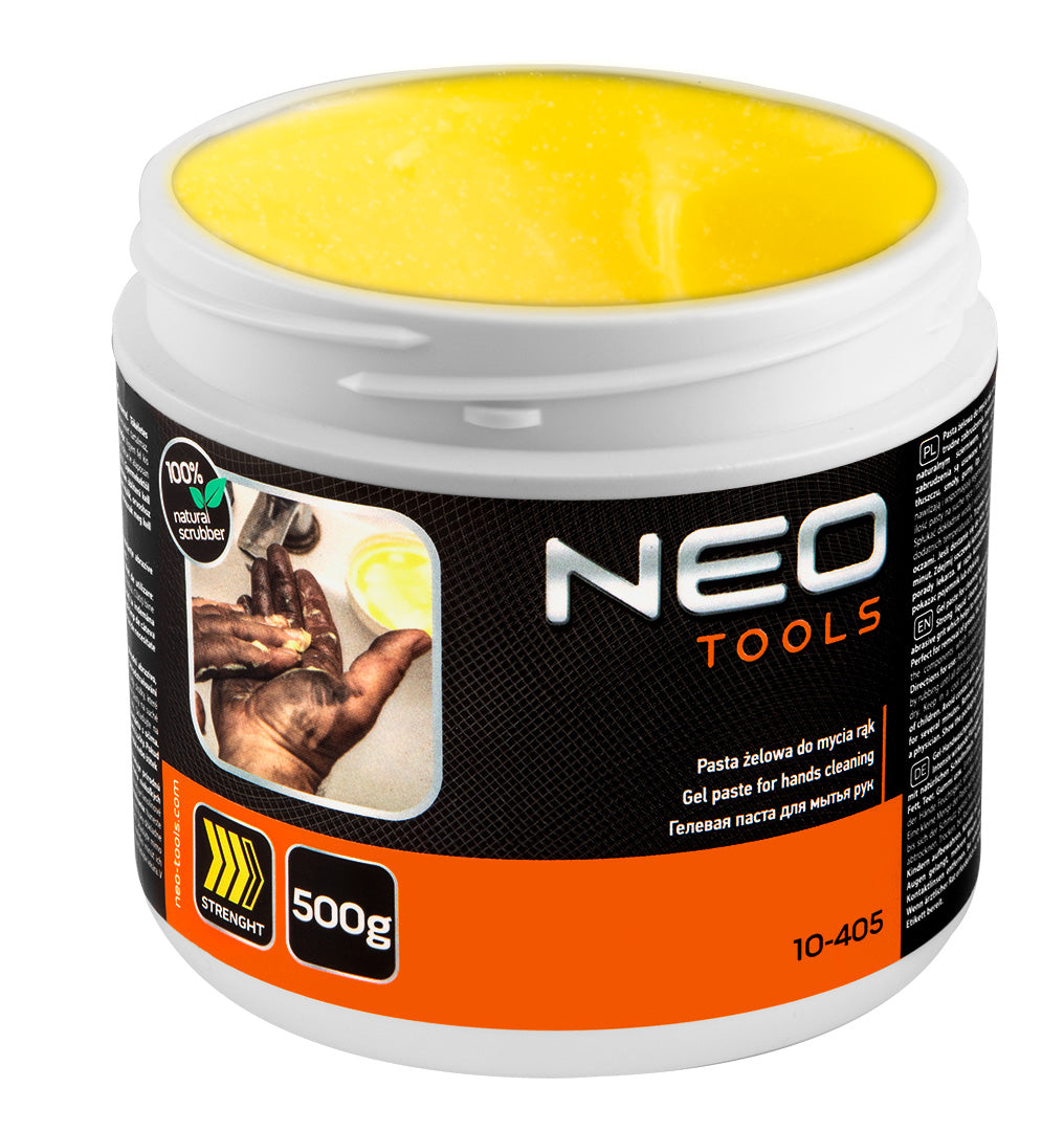 Gél, žltá, pasta na ručné pranie, na odstránenie ťažkých a veľmi ťažkých nečistôt - nádoba 500 g od NEO TOOLS nájdeš na naravis.sk
