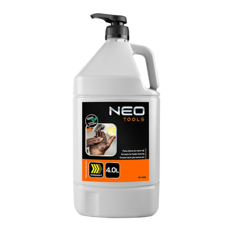 Gél, žltá, pasta na ručné pranie, na odstránenie ťažkých a veľmi ťažkých nečistôt - 4 litrová fľaša od NEO TOOLS nájdeš na naravis.sk