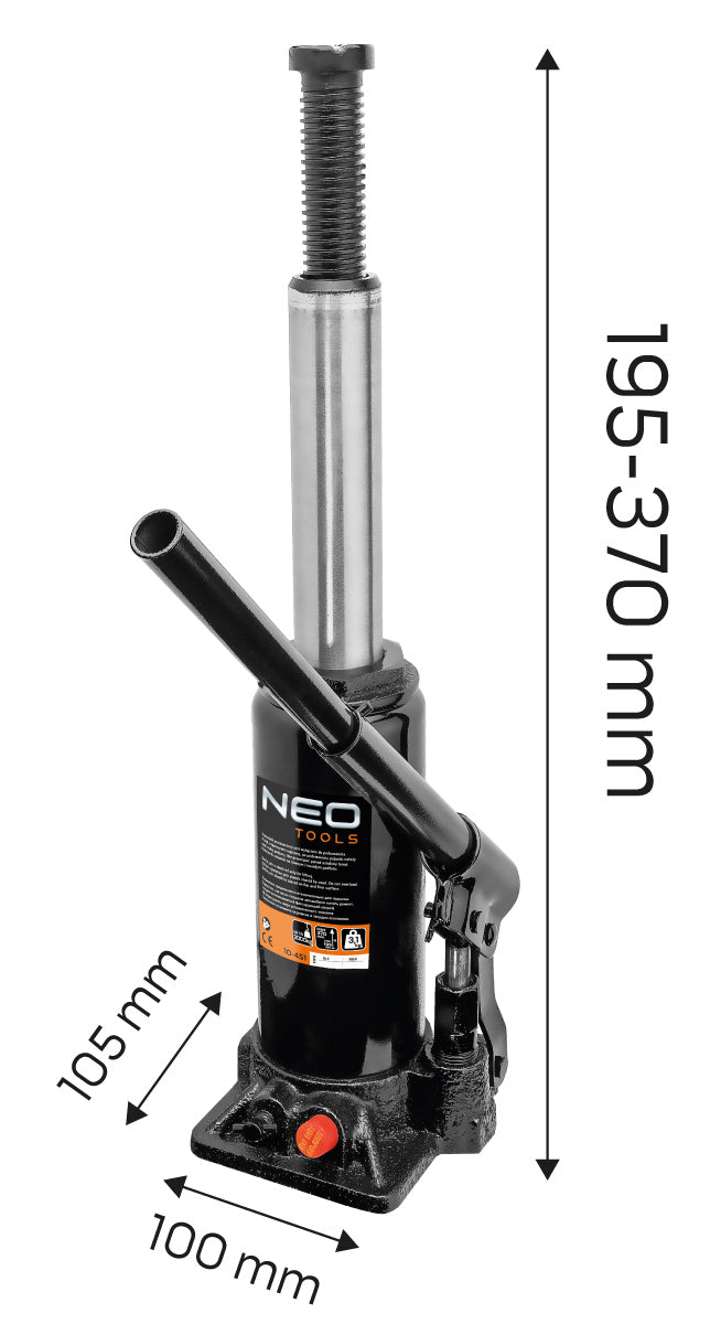 Zdvihák hydraulický stípikový 3 t, 180-345 mm od NEO TOOLS nájdeš na naravis.sk