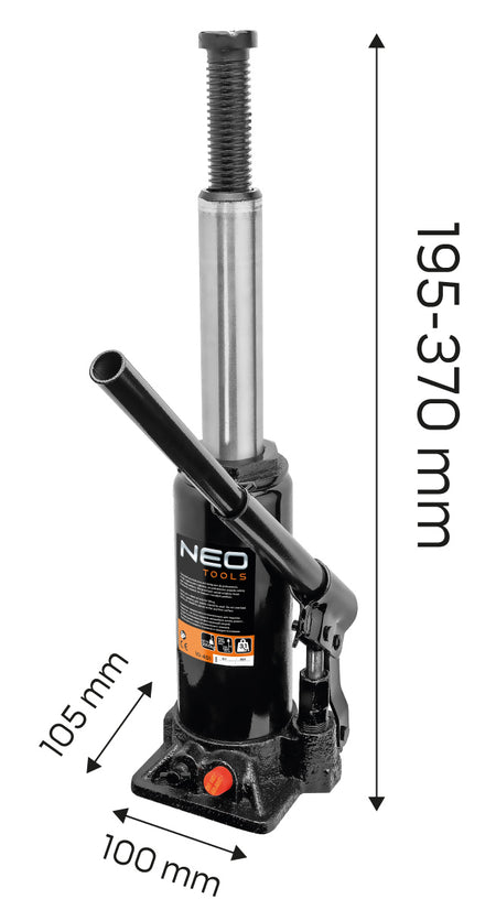 Zdvihák hydraulický stípikový 3 t, 180-345 mm od NEO TOOLS nájdeš na naravis.sk
