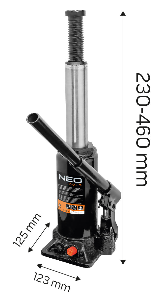 Zdvihák hydraulický stípikový 10 t, 230-460 mm od NEO TOOLS nájdeš na naravis.sk