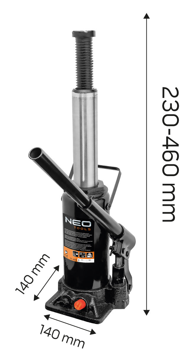 Zdvihák hydraulický stípikový 15 t, 230-460 mm od NEO TOOLS nájdeš na naravis.sk
