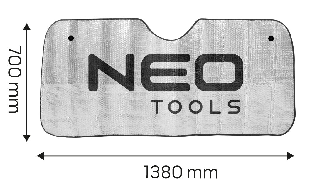 Dvojitý izolovaný obal na čelné sklo od NEO TOOLS nájdeš na naravis.sk