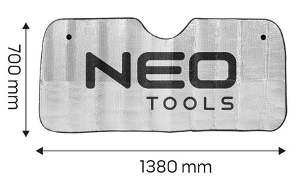 Dvojitý izolovaný obal na čelné sklo od NEO TOOLS nájdeš na naravis.sk