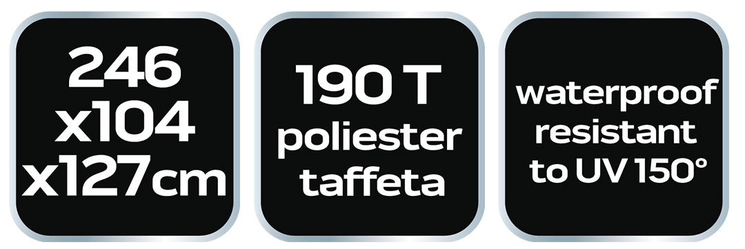 Poťah na motorku/skúter, 246 x 104 x 127 cm,(150 °C) od NEO TOOLS nájdeš na naravis.sk