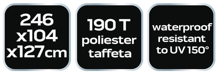 Poťah na motorku/skúter, 246 x 104 x 127 cm,(150 °C) od NEO TOOLS nájdeš na naravis.sk