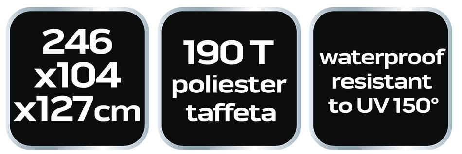 Poťah na motorku/skúter, 246 x 104 x 127 cm,(150 °C) od NEO TOOLS nájdeš na naravis.sk