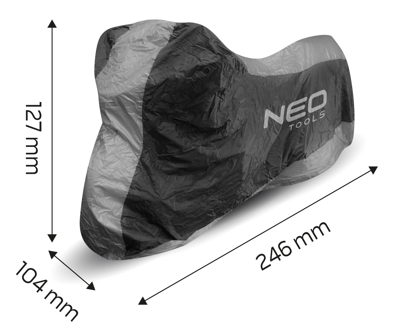 Poťah na motorku/skúter, 246 x 104 x 127 cm,(150 °C) od NEO TOOLS nájdeš na naravis.sk