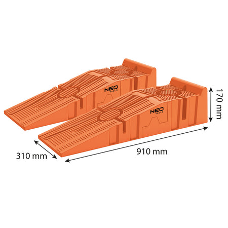 Dok pre vozidlá 2 ks, kompozitný, 3000kg pár od NEO TOOLS nájdeš na naravis.sk