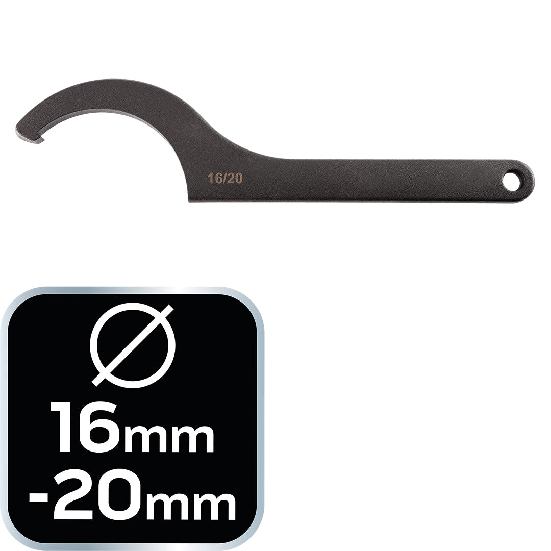 Hákový kľúč, veľkosť 16-20 mm od NEO TOOLS nájdeš na naravis.sk
