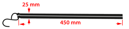 Upevňovací popruh s račňou 25 mm x 4,5 m, odolnosť 260 kg PP od NEO TOOLS nájdeš na naravis.sk
