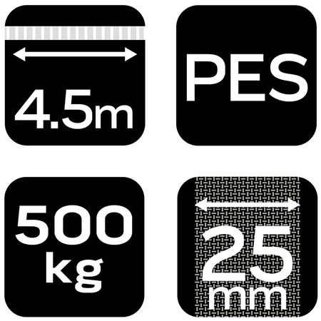 Uväzovací popruh s račňou 25 mm x 4,5 m, odolný voči 500 kg PES od NEO TOOLS nájdeš na naravis.sk