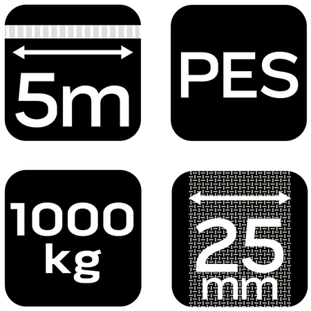 Uväzovací popruh s račňou 25 mm x 5 m, odolný voči 1000 kg PES od NEO TOOLS nájdeš na naravis.sk