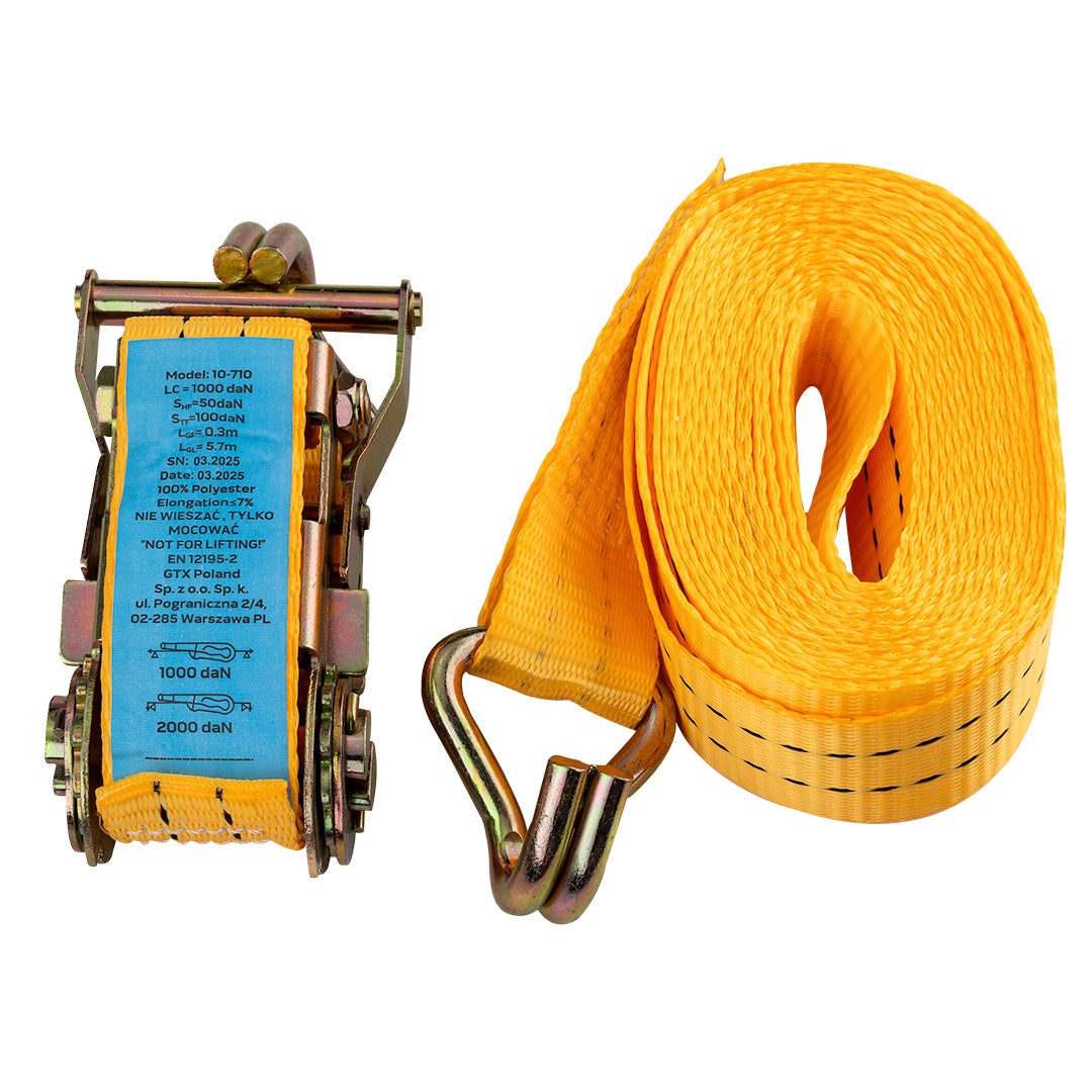 Upevňovací popruh s račňou 38 mm x 6 m, odolnosť 2000 kg PES od NEO TOOLS nájdeš na naravis.sk