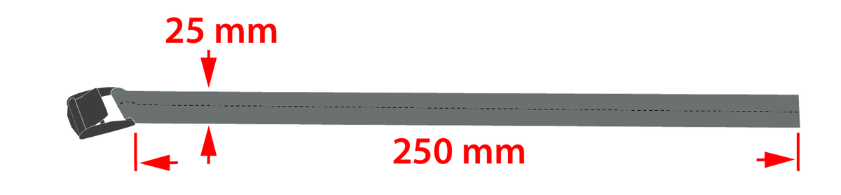 Pás s vačkovou sponou 25 mm x 2,5 m 2 ks. od NEO TOOLS nájdeš na naravis.sk