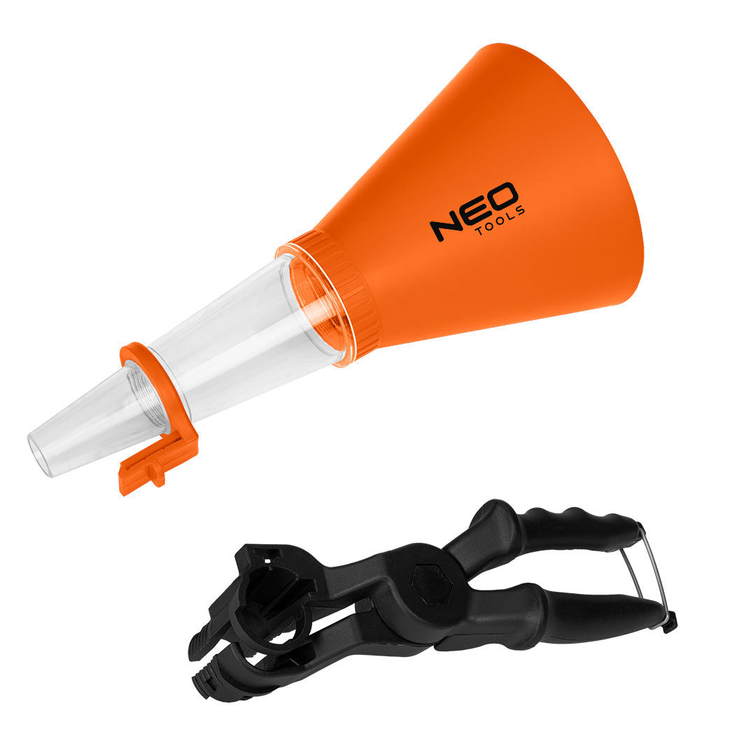 Univerzálny lievik 125 mm, s montážnou konzolou od NEO TOOLS nájdeš na naravis.sk