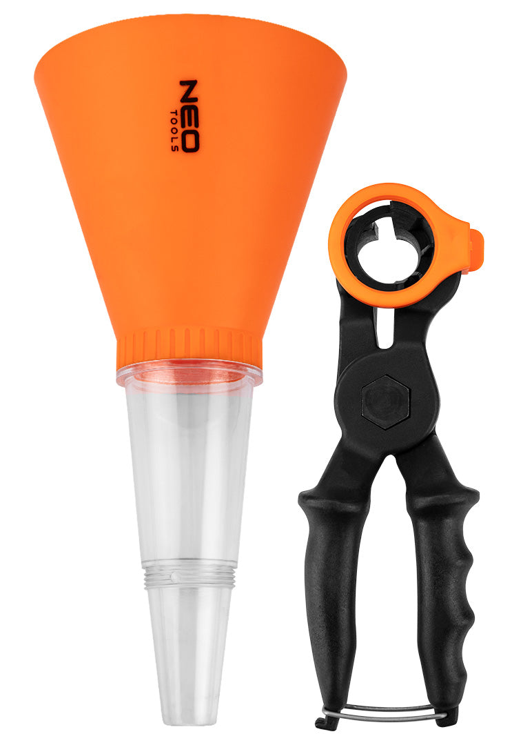 Univerzálny lievik 125 mm, s montážnou konzolou od NEO TOOLS nájdeš na naravis.sk