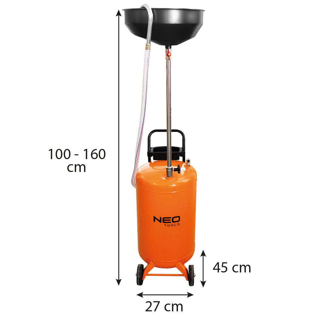 Mobilný odlučovač oleja, gravitačný od NEO TOOLS nájdeš na naravis.sk