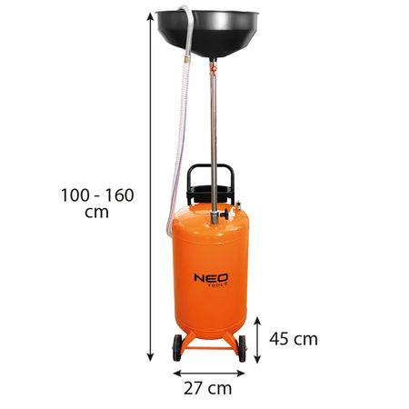 Mobilný odlučovač oleja, gravitačný od NEO TOOLS nájdeš na naravis.sk