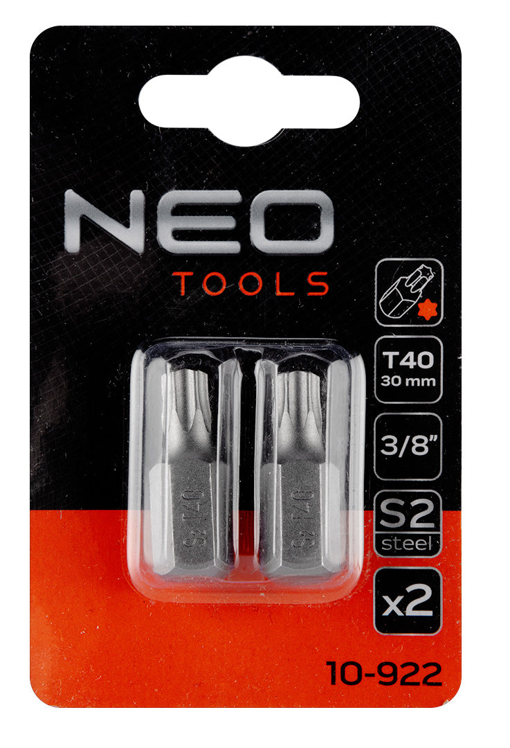 Koncovka TORX T40 x 30 mm, S2 x 2 ks. od NEO TOOLS nájdeš na naravis.sk