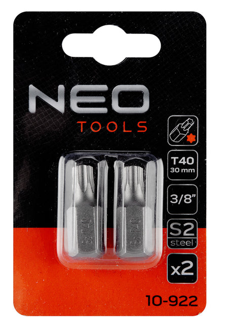 Koncovka TORX T40 x 30 mm, S2 x 2 ks. od NEO TOOLS nájdeš na naravis.sk