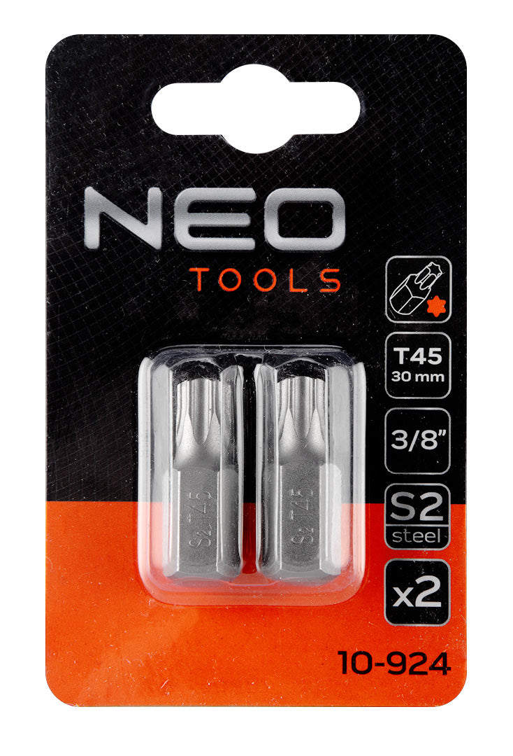 Koncovka TORX T45 x 30 mm, S2 x 2 ks. od NEO TOOLS nájdeš na naravis.sk