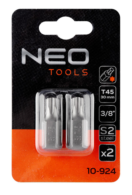 Koncovka TORX T45 x 30 mm, S2 x 2 ks. od NEO TOOLS nájdeš na naravis.sk