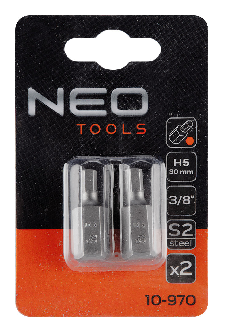 Koncovka HEX 5 x 30 mm, S2 x 2 ks. od NEO TOOLS nájdeš na naravis.sk