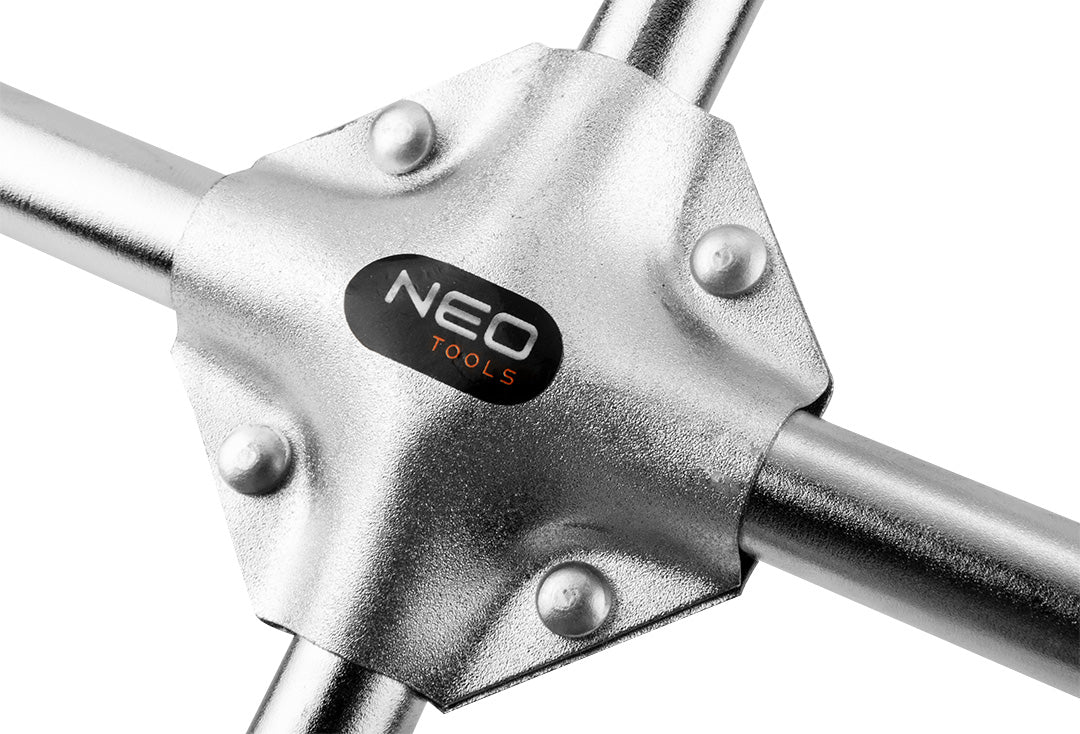Kľúč na kolesá, krížový spevnený, 17 x 19 x 22 x 1/2" mm od NEO TOOLS nájdeš na naravis.sk