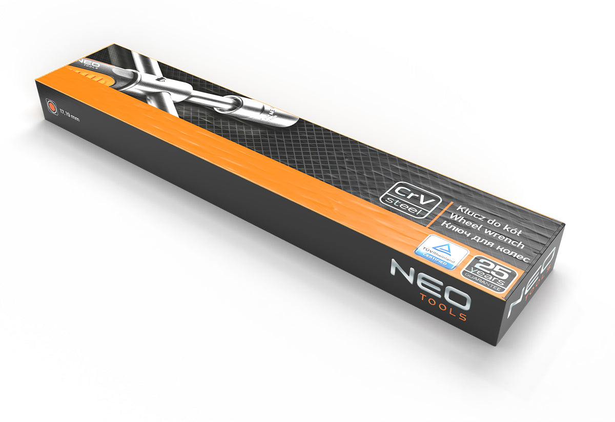 Kľúč na kolesá 17, 19 mm od NEO TOOLS nájdeš na naravis.sk