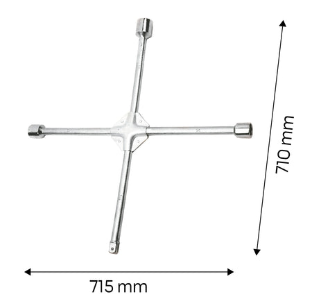 Krížový kľúč na kolesá 24 x 27 x 32 mm 3/4" od NEO TOOLS nájdeš na naravis.sk