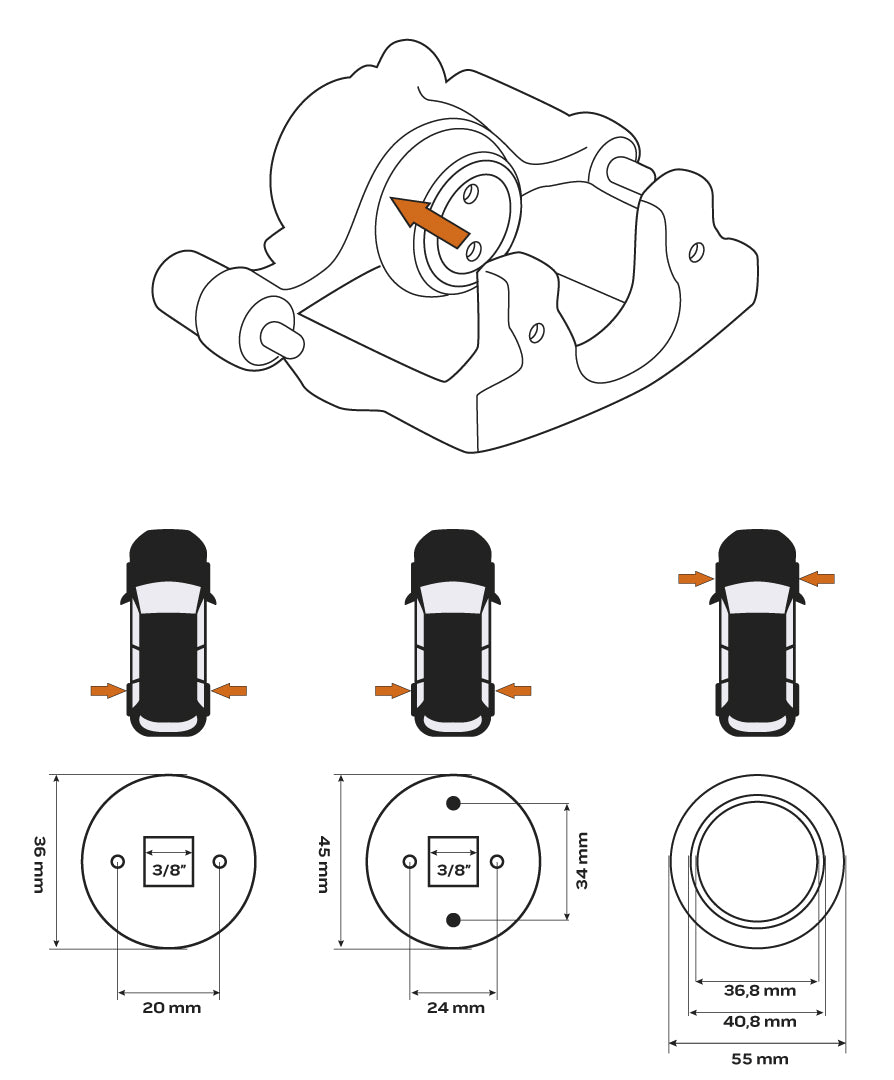 Sťahovák na kotúčové brzdy - MINI od NEO TOOLS nájdeš na naravis.sk