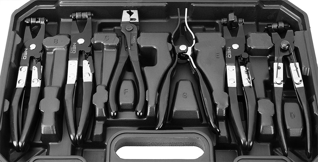 Kliešte na hadicové spony 9 ks od NEO TOOLS nájdeš na naravis.sk