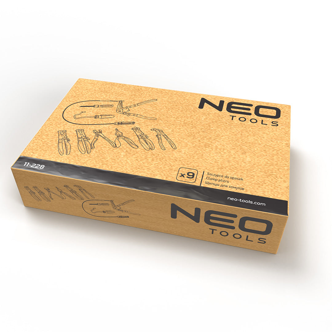 Kliešte na hadicové spony 9 ks od NEO TOOLS nájdeš na naravis.sk