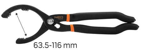 Kľúč na olejový filter (20°), 63.5 - 116 mm od NEO TOOLS nájdeš na naravis.sk